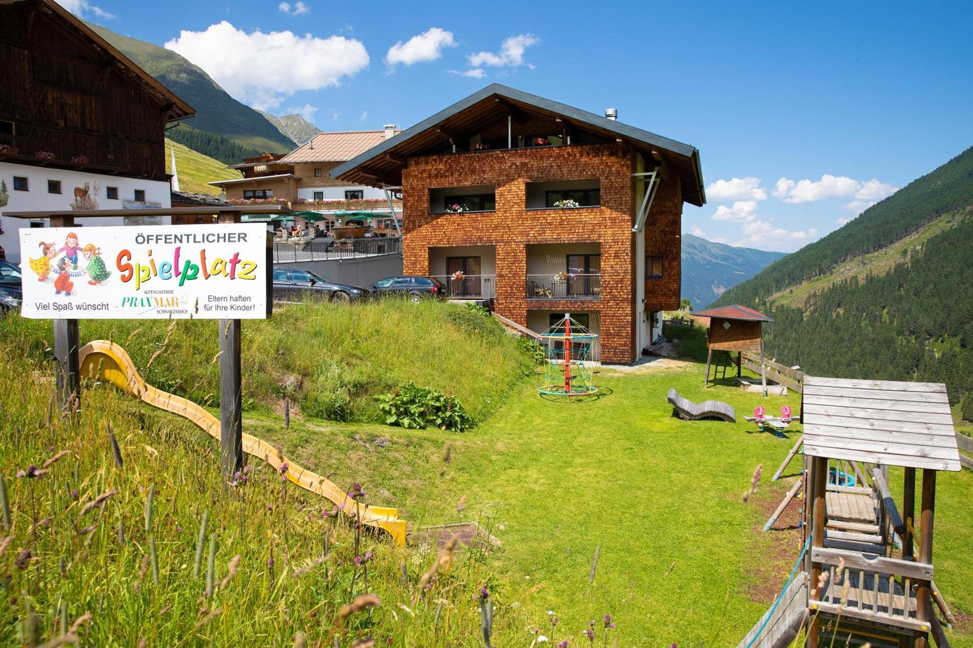 Alpengasthof Praxmar Sankt Sigmund im Sellrain Bagian luar foto